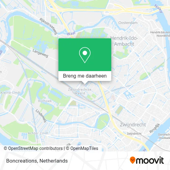 Boncreations kaart