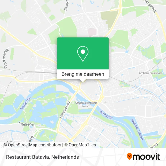 Restaurant Batavia kaart