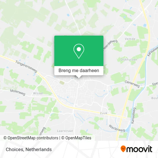 Choices kaart