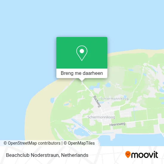 Beachclub Noderstraun kaart