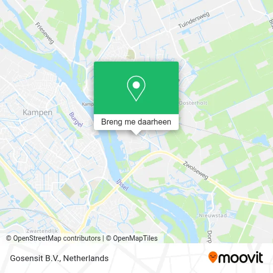 Gosensit B.V. kaart