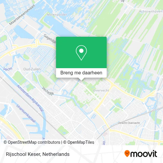 Rijschool Keser kaart