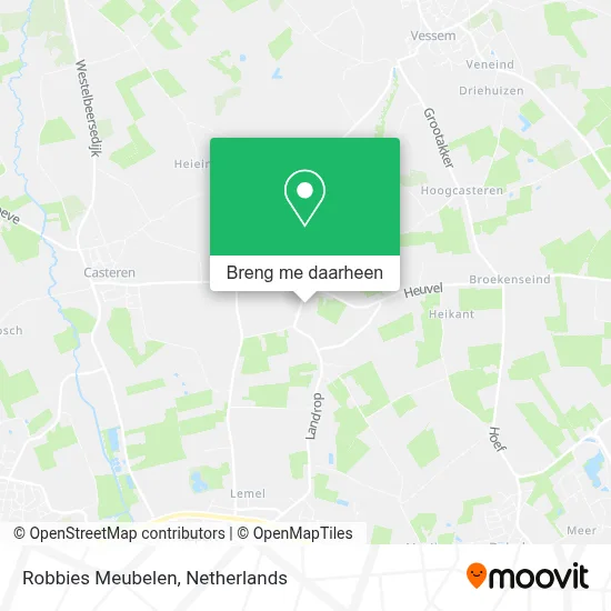 Robbies Meubelen kaart