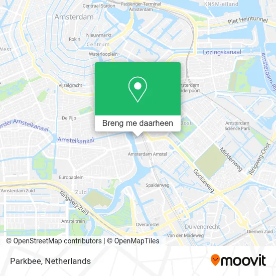 Parkbee kaart