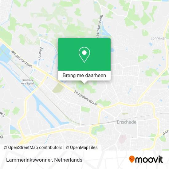 Lammerinkswonner kaart