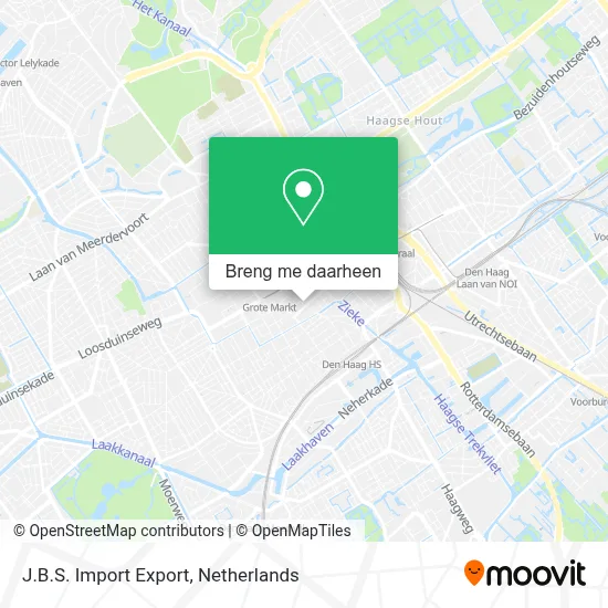 J.B.S. Import Export kaart