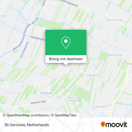 Bt-Services kaart