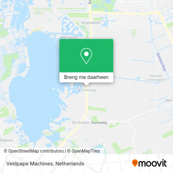 Veldpape Machines kaart