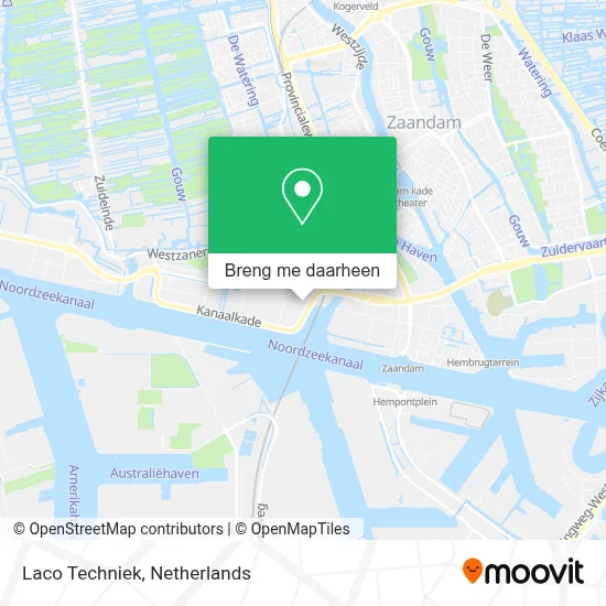 Laco Techniek kaart