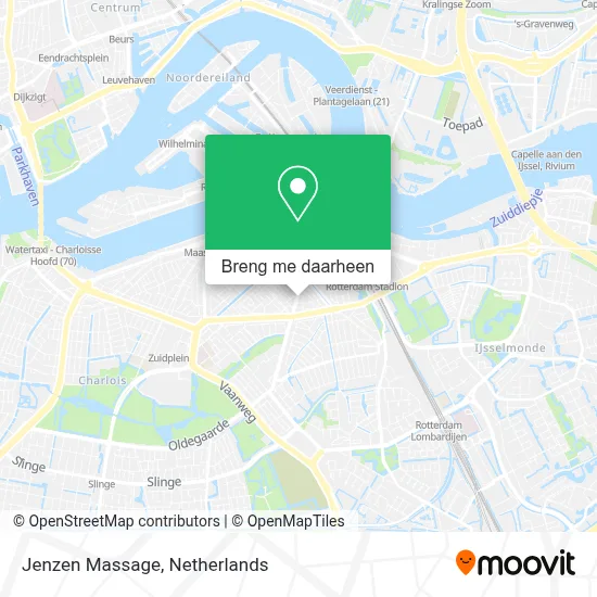 Jenzen Massage kaart