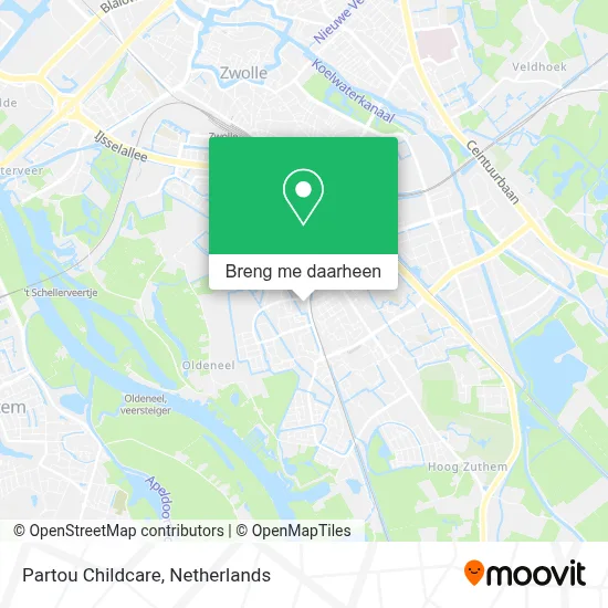 Partou Childcare kaart