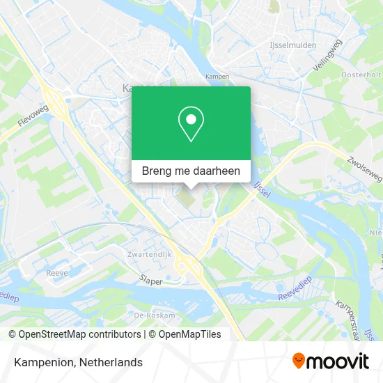 Kampenion kaart