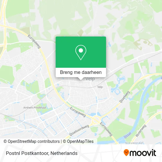 Postnl Postkantoor kaart
