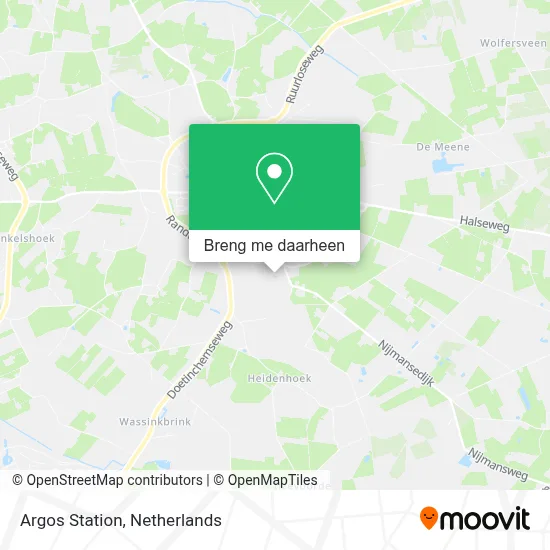 Argos Station kaart