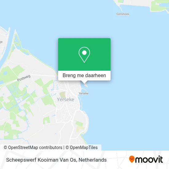 Scheepswerf Kooiman Van Os kaart