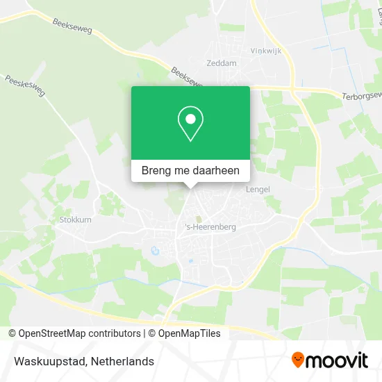 Waskuupstad kaart
