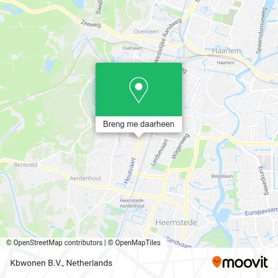 Kbwonen B.V. kaart
