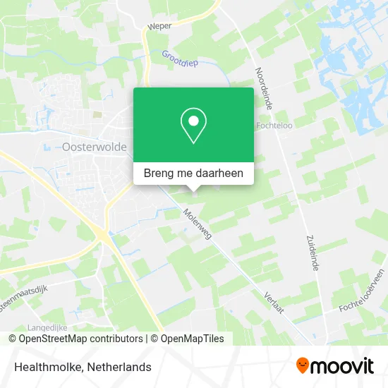 Healthmolke kaart