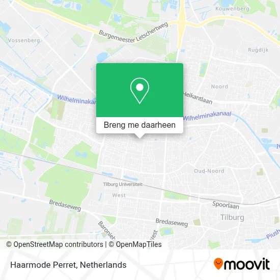 Haarmode Perret kaart