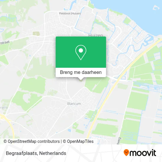 Begraafplaats kaart