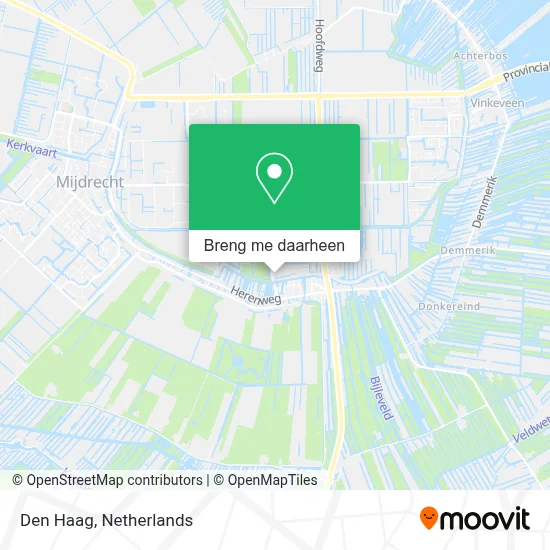 Den Haag kaart