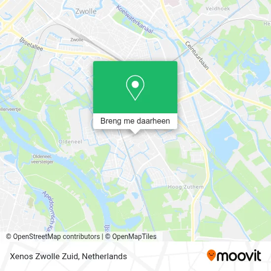 Xenos Zwolle Zuid kaart