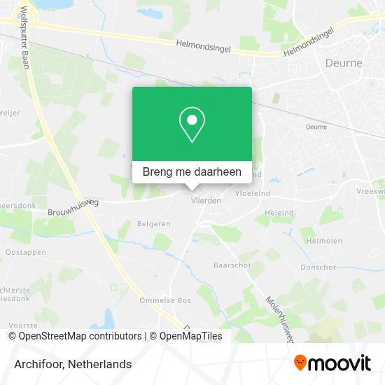 Archifoor kaart