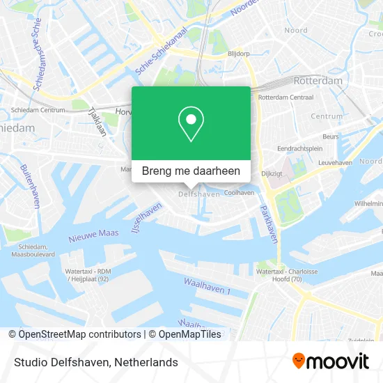 Studio Delfshaven kaart