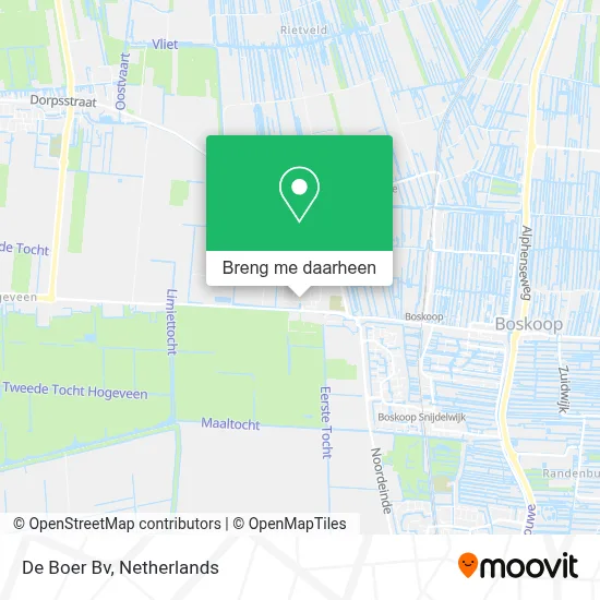 De Boer Bv kaart