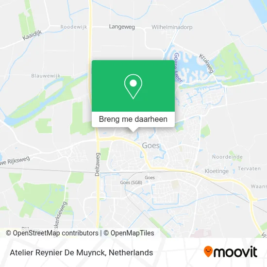 Atelier Reynier De Muynck kaart