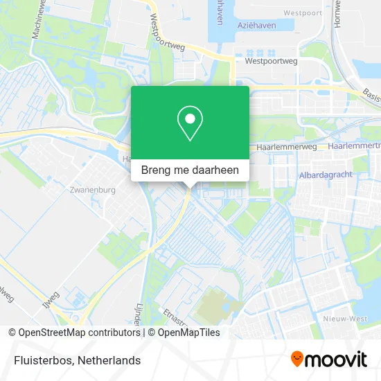 Fluisterbos kaart