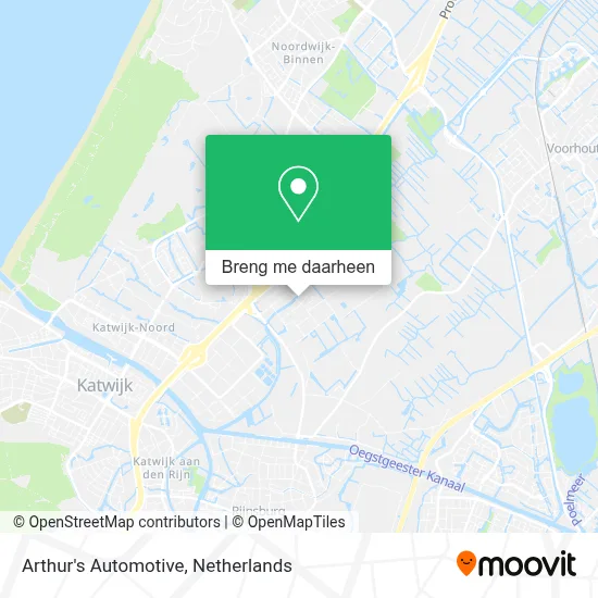 Arthur's Automotive kaart