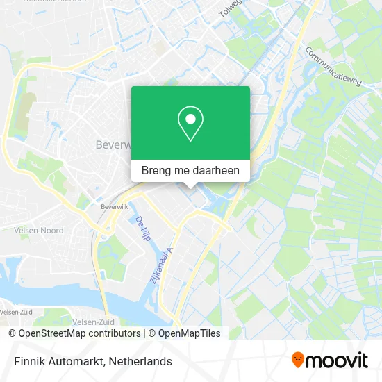 Finnik Automarkt kaart