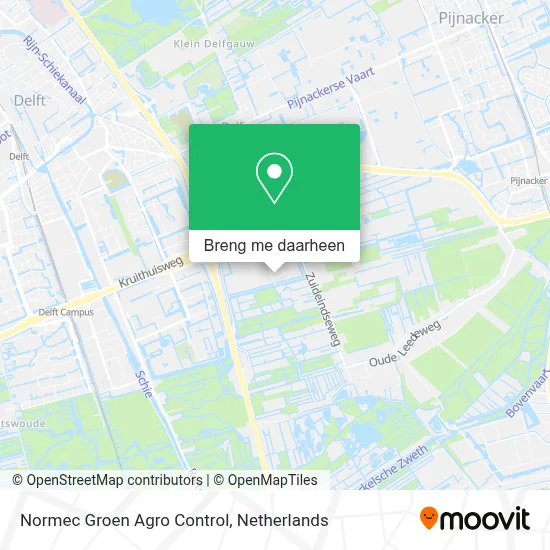 Normec Groen Agro Control kaart