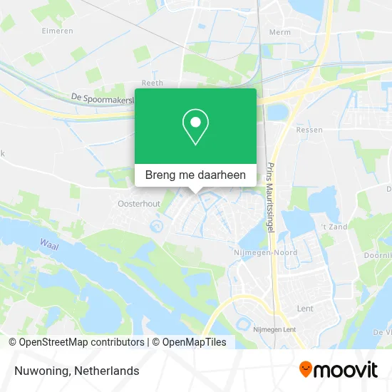Nuwoning kaart