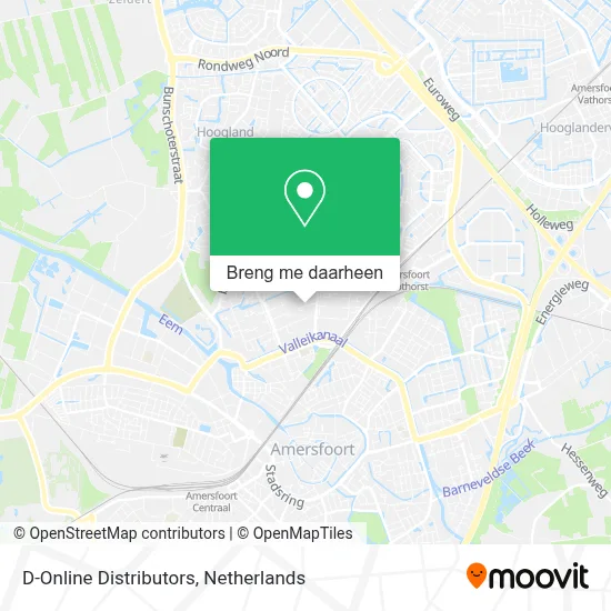 D-Online Distributors kaart