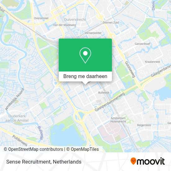 Sense Recruitment kaart