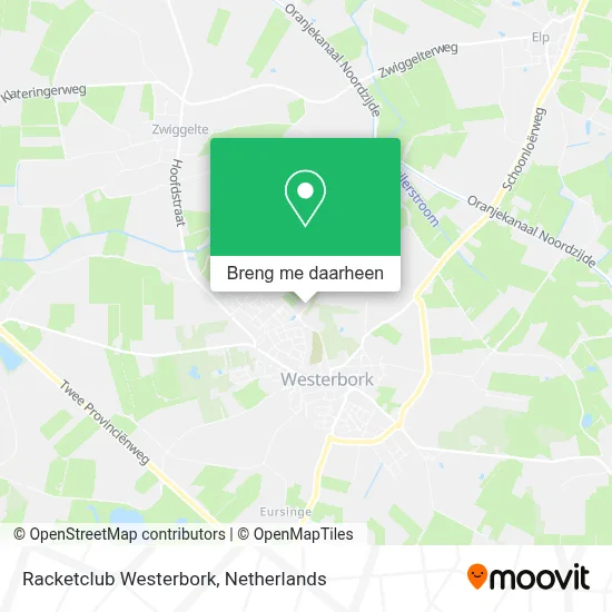 Racketclub Westerbork kaart