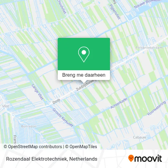 Rozendaal Elektrotechniek kaart