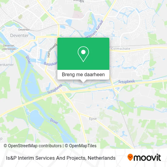 Is&P Interim Services And Projects kaart