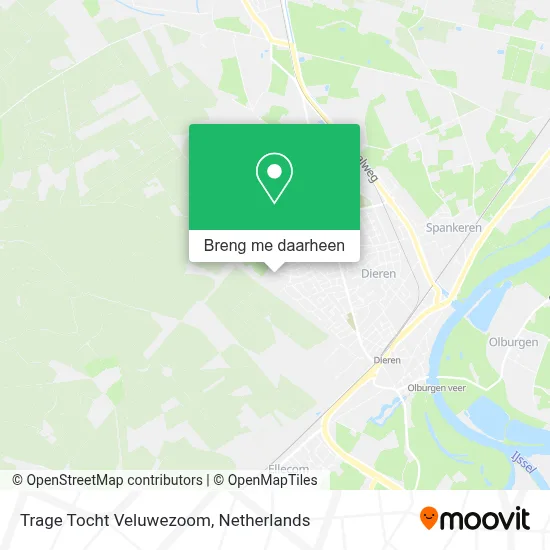 Trage Tocht Veluwezoom kaart