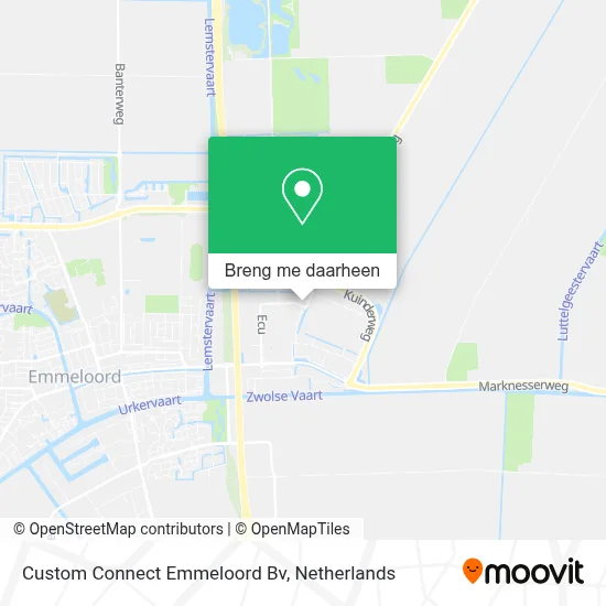 Custom Connect Emmeloord Bv kaart