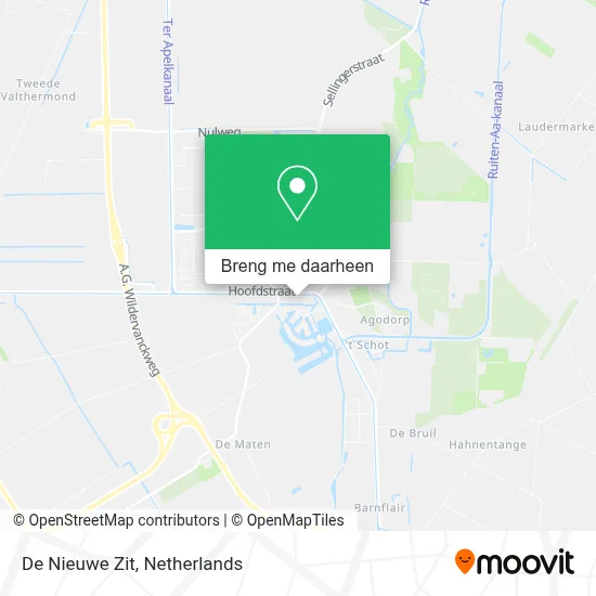 De Nieuwe Zit kaart