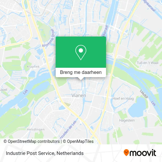 Industrie Post Service kaart