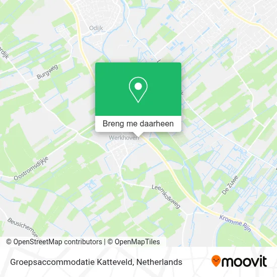 Groepsaccommodatie Katteveld kaart