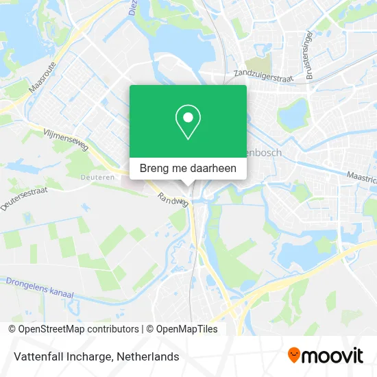 Vattenfall Incharge kaart