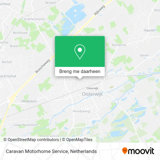 Caravan Motorhome Service kaart