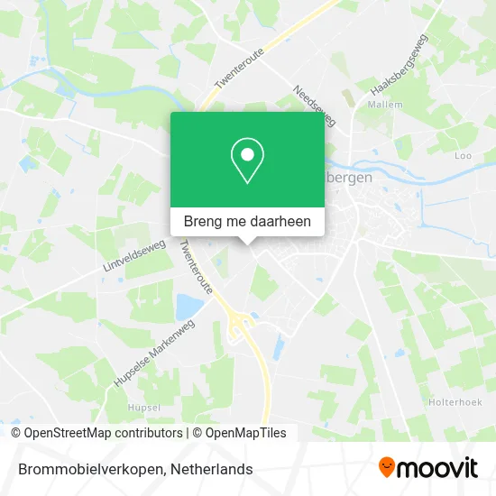 Brommobielverkopen kaart