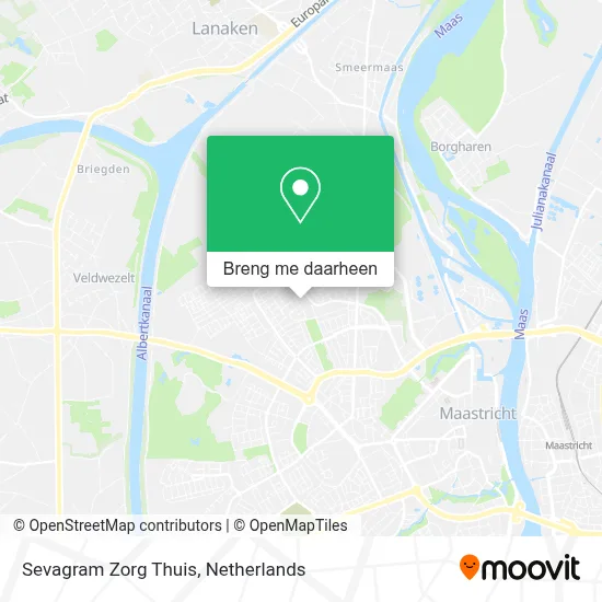 Sevagram Zorg Thuis kaart