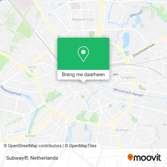 Subway® kaart